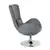 Flash Furniture Egg Series Gray LeatherSoft Side Reception Chair