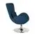 Flash Furniture Egg Series Blue Fabric Side Reception Chair