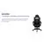 Flash Furniture X40 Gaming Chair with Back/Arms - Black