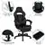 Flash Furniture X40 Gaming Chair with Back/Arms - Black