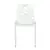 LeisureMod Modern Devon Aluminum Chair, Set of 4 - White