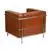 Flash Furniture HERCULES Regal Series Cognac LeatherSoft Chair