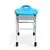 Luxor Adjustable-Height Classroom Stool with Wheels and Storage