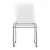 LeisureMod Lima Modern Acrylic Chair - Clear