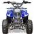 MotoTec Rex 110cc 4-Stroke Kids Gas ATV Blue