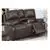 Rome 2-Piece Power Motion Sofa Set in Chocolate Leather-Like Fabric
