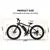 500W Electric Bike Fat 26'' Tire 36V 12.5AH Removable Lithium Battery