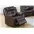 Farsund 3-Piece Power Motion Sofa Set in Dark Brown Gel Leatherette