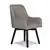 Studio Designs Spire Luxe Chair with Arms and Legs in Camel Brown