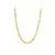 14k Two-Toned Yellow and White Gold Link Men's Necklace with Beads 22'