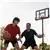 Gsantos DNQA1129 - 44 Inch Backboard Basketball Court, Red