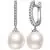 Gsantos VER18 925 Stering Silver Pearl Earrings