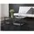 Studio Designs Camber 36'' Rectangular Coffee Table in Pewter/Clear