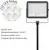 ROCKSOLAR 20W Portable Adjustable LED Floodlight with Telescopic Stand