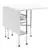 Studio Designs Adjustable Height Table With Drawers In Silver / White