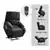 Electric Power Lift Massage Recliner Chair in Gray Fabric