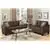 Artik Living Room Sofa and Love seat Covers in Chocolate Polyfiber