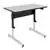 Studio Designs 3 Piece Height Table and Chair - Black/Spatter Gray