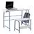 Studio Designs 2 Piece Project Center Desk And Bench In Blue / Gray