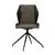 Calico Designs Gladstone Two-Tone Chair In Black Base - Back, Brown