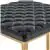 LeisureMod Quincy Quilted Stitched Leather Bar Stools - Charcoal Black