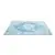 Mighty Curae Anti Slip Blue 9 ft. x 12 ft. Bohemian Polyester Area Rug
