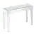 Camden Isle Holly 44 in. Clear Rectangle Glass Console Table