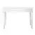 Camden Isle Holly 44 in. Clear Rectangle Glass Console Table