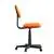 Flash Furniture Low Back Light Orange Adjustable Chair, Padded Seat