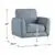 Lazzara Home Nico Blue Textured Upholstery Accent Chair