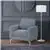 Lazzara Home Nico Blue Textured Upholstery Accent Chair