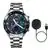 Rona IP68 Waterproof  Wireless Smart Watch, Silver
