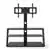 Luzmo Adjustable 3 Tiers Tempered Glass TV Stand for 32-65' TV