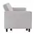 Lexicon Medora 71 in. Light Gray 2-Seater Sofa with Pull-out Bed
