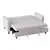 Lexicon Medora 71 in. Light Gray 2-Seater Sofa with Pull-out Bed