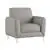 Lazzara Home Nico Brown Textured Upholstery Accent Chair