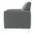 Lazzara Home Nico Dark Gray Textured Upholstery Accent Chair