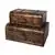 GSantos Decorative Set Of 2 Vintage Trunk with Latched Lock