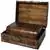 GSantos Decorative Set Of 2 Vintage Trunk with Latched Lock