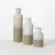GSantos Set Of 3 Luxury Ceramic Vase for Room Décor, White & Brown