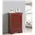 Passion Furniture Louis Phillipe Cherry 5 Drawer Chest of Drawers