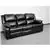 Flash Furniture Harmony Series Black Leather Sofa