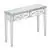 Camden Isle Helena 48 in. Silver Rectangle Glass Console Table
