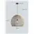 ELE Light & Decor Arianna 1-Light Beige Rattan Pendant Design Light