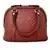 Gucci Red Mini Micro GG Guccissima Dome Satchel Shoulder Bag