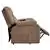 Power Lift & Recliner Chair With Massage & Heating System (Brown)