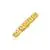 14k Yellow Gold Basket Weave Bracelet Size: 7.25'