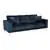 Ramsey Living Room Sofa and Love seat in Navy Polyester