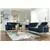 Ramsey Living Room Sofa and Love seat in Navy Polyester