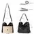 Gsantos ROF802 Amazing Daily Handbag for Women - Black